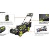 40V Cordless Brushless Self-Propelled Lawn Mower with Grass Bag