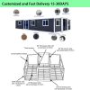 Factory Customized Outdoor Warehouse Workshop Garden Prefab Container Garden Car Shed Garage Shelter House with Door Roller